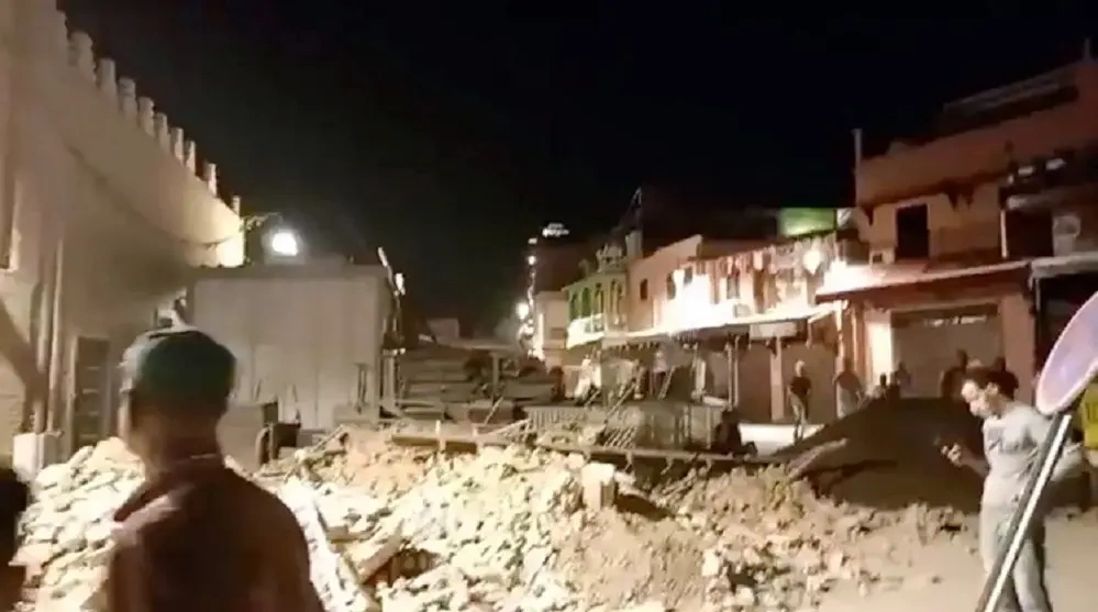 Марокко Землетрясение
